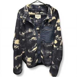 Men’s Patterned Sherpa Fleece Jacket